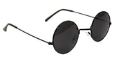 Wholesale JL ROUND DARK LENSE BLACK FRAME SUNGLASSES (Sold by the piece or dozen)